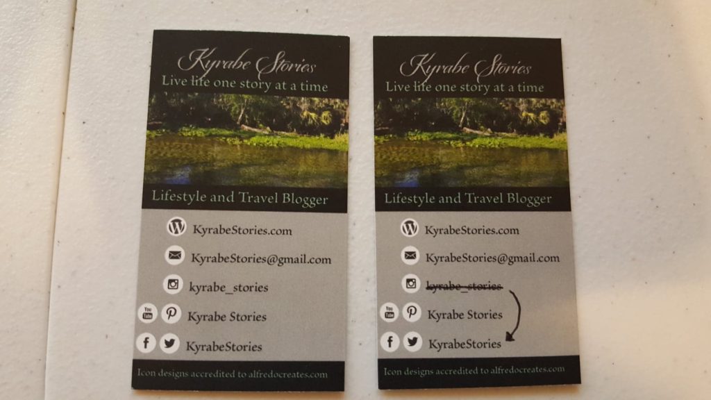 Kyrabe Stories Business Card Edit