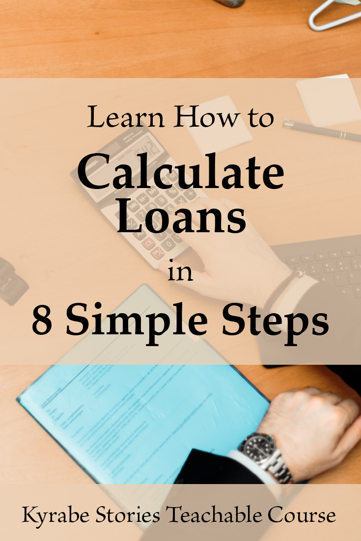 Calculating Interest on a loan - Online Course
